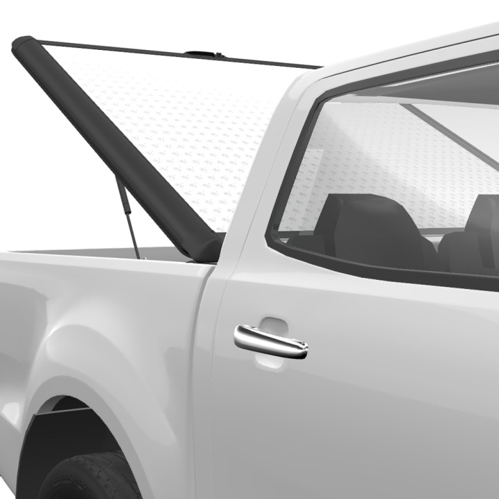 Lid Tonneau Bed Cover, Mountain Top Chequer, Ford Ranger Limited / Stormtrak / Thunder / Wildtrak / Wolftrak / XL / XLT Double Cab 2012 - 2022 - EDK.ro