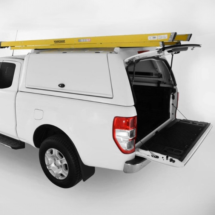 Hardtop Bed Cover, ProTop Gullwing, Ford Ranger Extra Cab 2012 - 2022 - EDK.ro