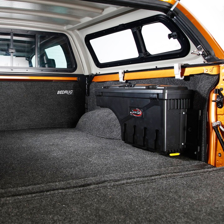 Under Rail Bed Liner, RealTruck BedRug Carpet, Ford Ranger Limited / Stormtrak / Thunder / Wildtrak / Wolftrak / XL / XLT Double Cab 2012 - 2019 - EDK.ro