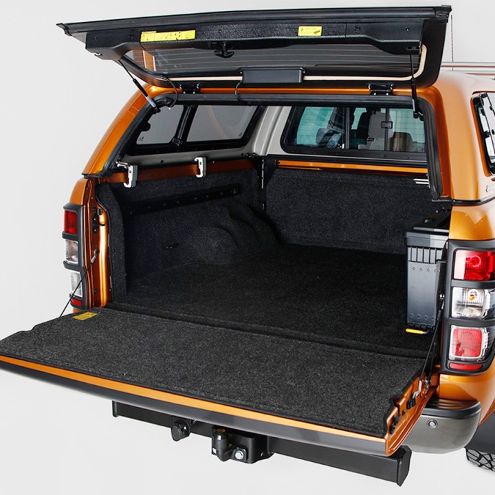 Under Rail Bed Liner, RealTruck BedRug Carpet, Ford Ranger Double Cab 2012 - 2019 - EDK.ro