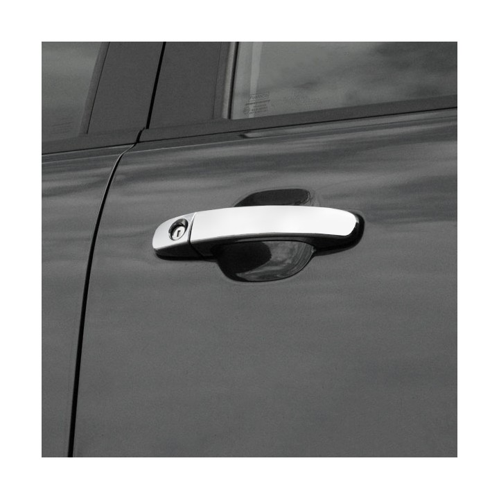 Door Handle Surrounds, Trux, Color Chrome, Ford Ranger Limited / Stormtrak / Thunder / Wildtrak / Wolftrak / XL / XLT Double Cab 2012 - 2019 - EDK.ro