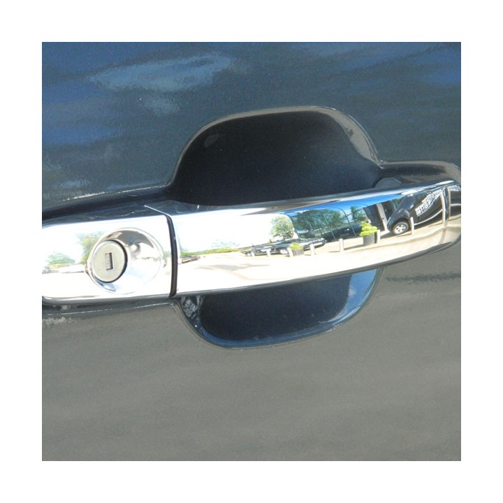 Ornamente Mânere Uși, Trux Oțel, Culoare Inox, Ford Ranger Cabină Dublă 2012 - 2016 - EDK.ro