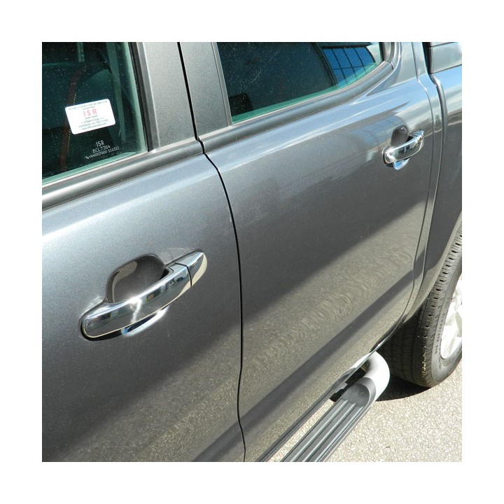 Door Handle Surrounds, Trux Steel, Color Stainless, Ford Ranger Double Cab 2012 - 2016 - EDK.ro