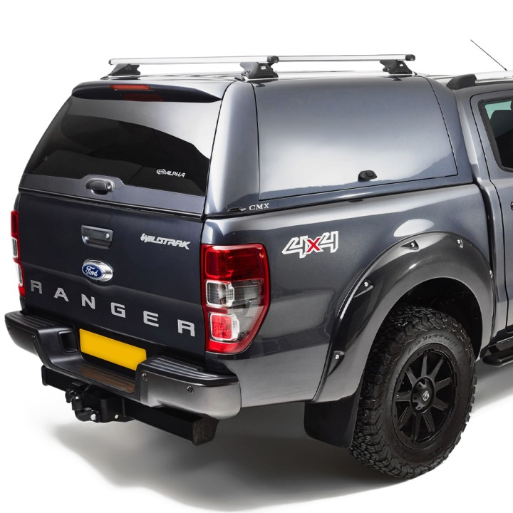 Hardtop Bed Cover, Alpha CMX, Ford Ranger Limited / Stormtrak / Thunder / Wildtrak / Wolftrak / XL / XLT Double Cab 2012 - 2019 - EDK.ro