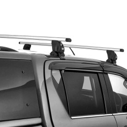 Roof Bars, Alpha, Color Silver, Ford Ranger Double Cab 2012 - 2019 - EDK.ro