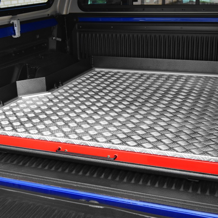 Sliding Bed Tray, ProTop Full-Width - Alloy, Ford Ranger Double Cab 2012 - 2019 - EDK.ro
