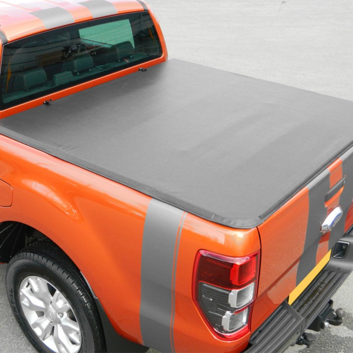 Soft Top Tonneau Bed Cover, Trux Roll, Ford Ranger Double Cab 2012 - 2019 - EDK.ro