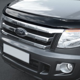 Deflector Capotă, Trux, Culoare Fumuriu Închis, Ford Ranger Limited / Stormtrak / Thunder / Wildtrak / Wolftrak / XL / XLT 2012 - 2016 - EDK.ro