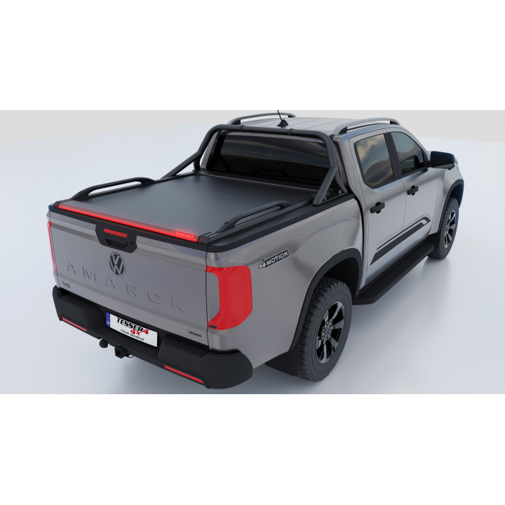 Stainless Steel Rollbar, Tessera 4x4 One and a Half Leg Sport, Black Color - EDK.ro