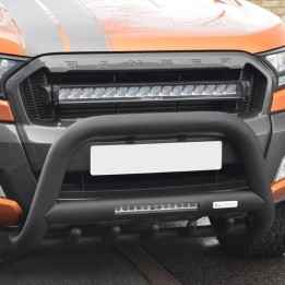 Bullbar Off-Road, Trux A-Bar cu Lumini LED, Ford Ranger Limited / Wildtrak / XLT / XL / Wolftrak / Thunder / Stormtrak Cabină Du