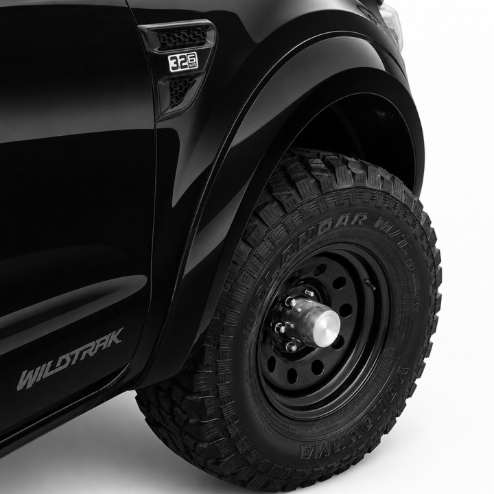 Fender Flares, Trux 70 mm - Panther, Color Black, Ford Ranger Double Cab 2012 - 2016 - EDK.ro