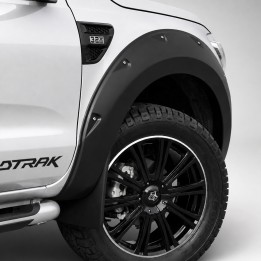 Extensii Aripi, Trux X-Treme, Culoare Negru Mat, Ford Ranger Cabină Dublă 2012 - 2016 - EDK.ro