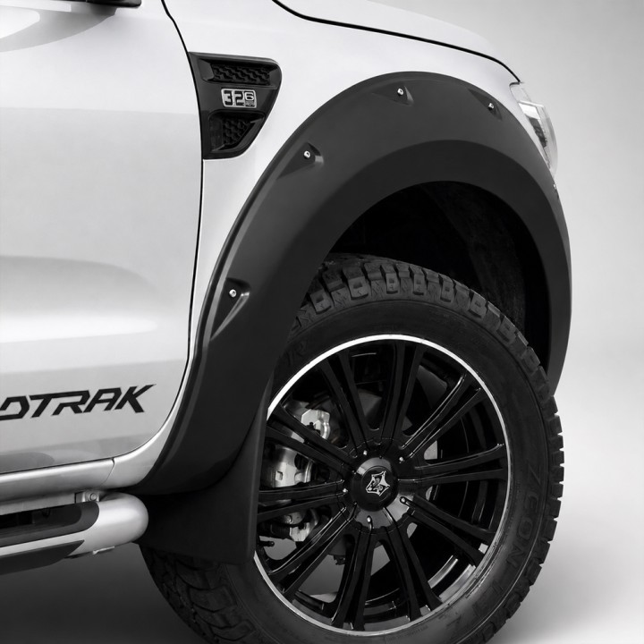 Fender Flares, Trux X-Treme, Color Matt Black, Ford Ranger Double Cab 2012 - 2016 - EDK.ro