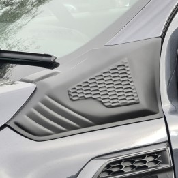 Ornamente Stâlpi Uși, Trux Pereche de, Culoare Negru Mat, Ford Ranger Cabină Dublă 2012 - 2022 - EDK.ro