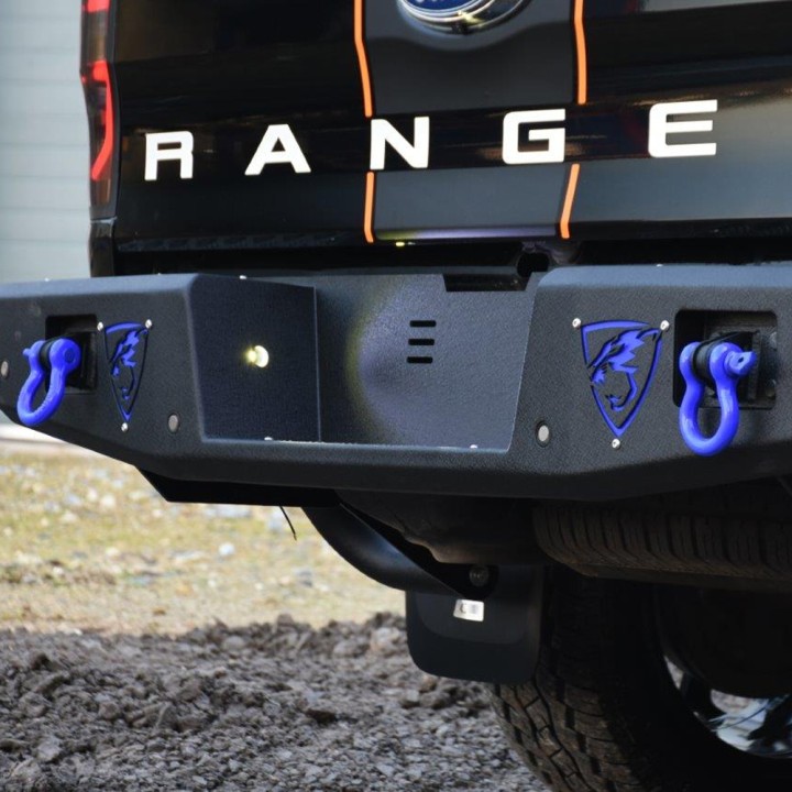 Rear Protection Bar, Predator, Ford Ranger Limited / Wildtrak / XLT / XL / Wolftrak / Thunder / Stormtrak Double Cab 2012 - 2016
