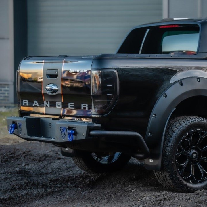 Rear Protection Bar, Predator, Ford Ranger Limited / Wildtrak / XLT / XL / Wolftrak / Thunder / Stormtrak Double Cab 2012 - 2016