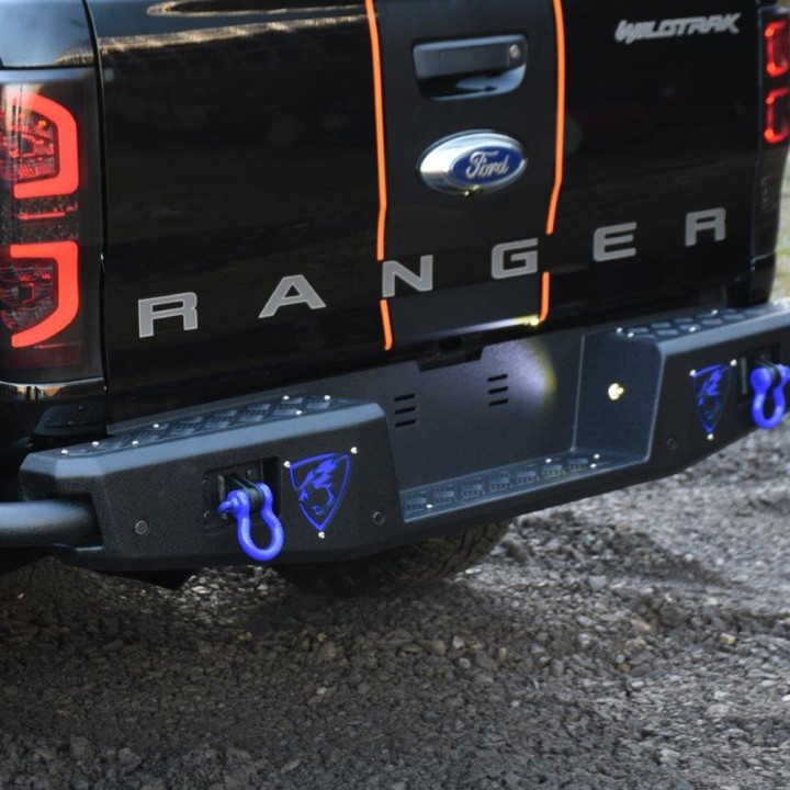 Bară de Protecție Spate, Predator, Ford Ranger Limited / Wildtrak / XLT / XL / Wolftrak / Thunder / Stormtrak Cabină Dublă 2012 