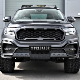 Body Kit, Predator AMG Style Bumper with DRLs, Ford Ranger Wildtrak / Thunder Double Cab 2016 - 2022 - EDK.ro