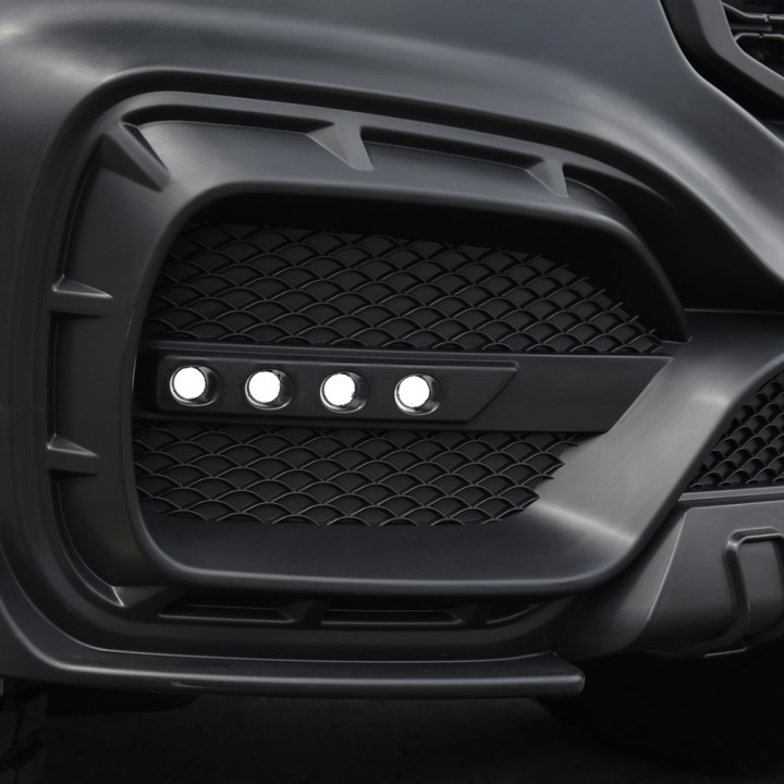 Body Kit, Predator AMG Style Bumper with DRLs, Ford Ranger Wildtrak / Thunder Double Cab 2016 - 2022 - EDK.ro