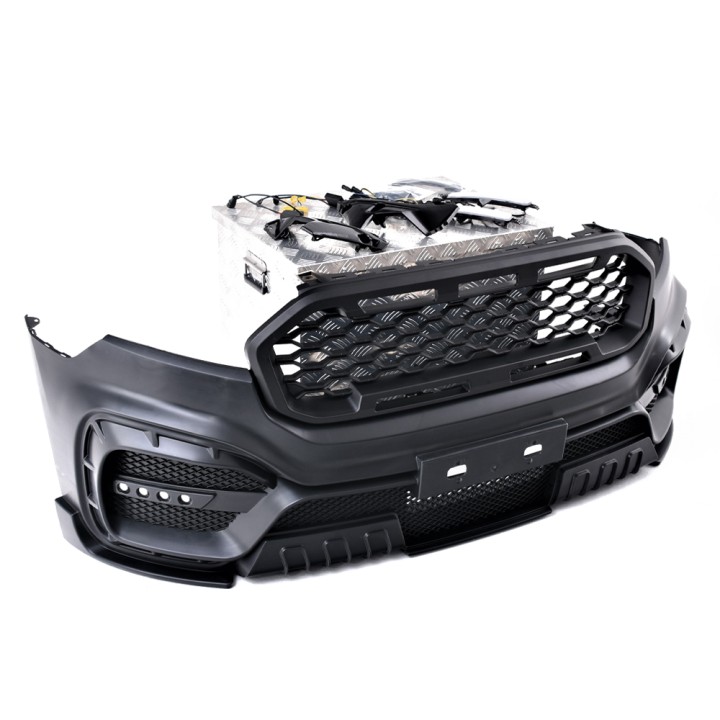 Body Kit, Predator AMG Stil Bumper cu DRLs, Ford Ranger Wildtrak / Thunder Cabină Dublă 2016 - 2022 - EDK.ro