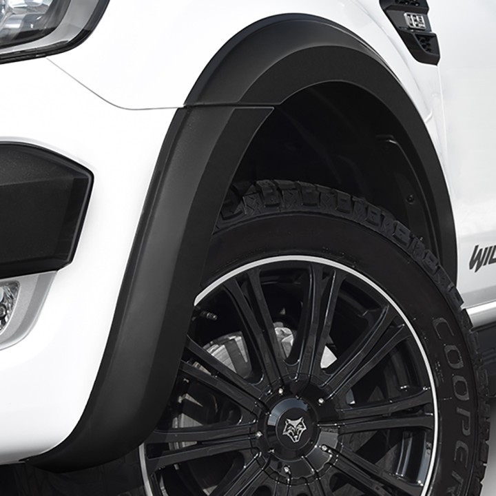 Extensii Aripi, Trux 55 mm, Culoare Grund, Ford Ranger Cabină Dublă 2016 - 2019 - EDK.ro