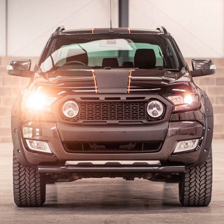 Front Grille, Predator IPF LED Driving Lights, Ford Ranger Limited / Wildtrak Double Cab / Extra Cab 2016 - 2019 - EDK.ro