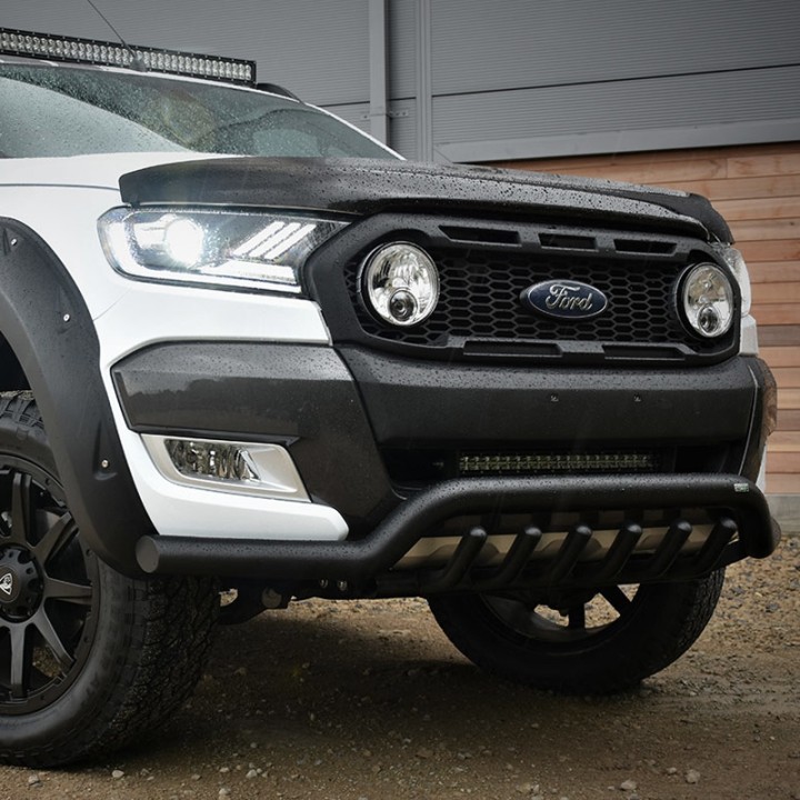 Front Grille, Predator IPF LED Driving Lights, Ford Ranger Limited / Wildtrak Double Cab / Extra Cab 2016 - 2019 - EDK.ro