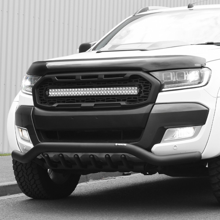 Kit de Integrare Proiectoare LED Omologate Pentru Grilă, Predator 30", Ford Ranger Limited / Wildtrak Cabină Dublă / Cabină Extr