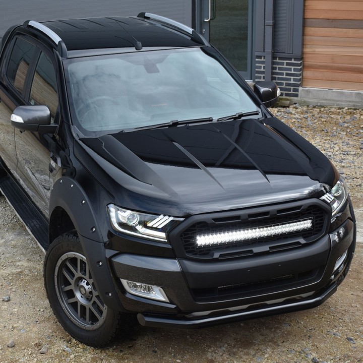 Kit de Integrare Proiectoare LED Omologate Pentru Grilă, Predator 30", Ford Ranger Limited / Wildtrak Cabină Dublă / Cabină Extr