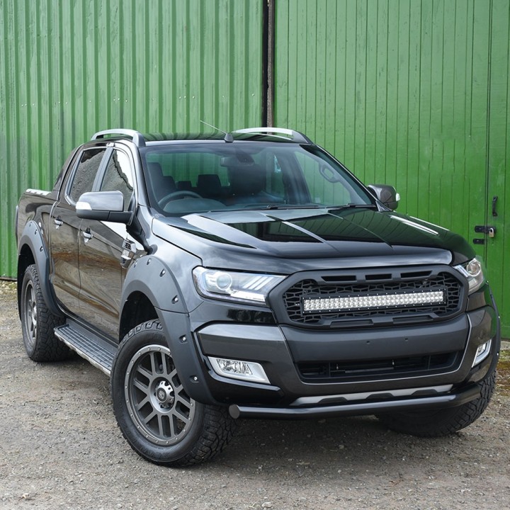 EC Approved LED Projector Integration Kit for Grille, Predator 30", Ford Ranger Limited / Wildtrak Double Cab / Extra Cab 2016 -
