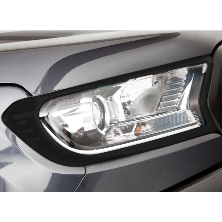 Capace Faruri, Trux, Culoare Negru Mat, Ford Ranger Cabină Dublă / Cabină Extra 2016 - 2019 - EDK.ro