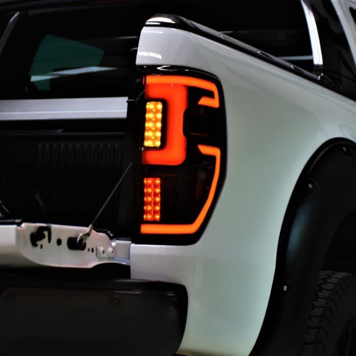 LED Tail Lights, Predator RHD Dynamic, Ford Ranger Double Cab / Extra Cab 2016 - 2019 - EDK.ro