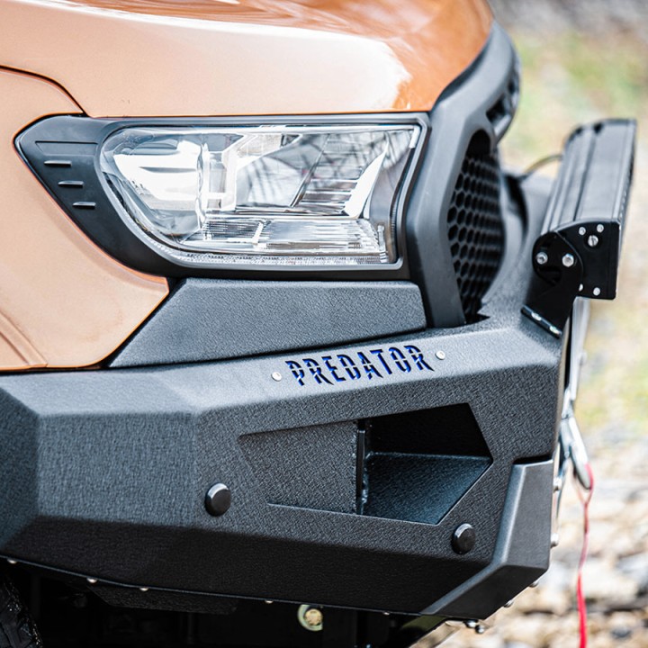 Front Winch Bumper, Predator Front, Ford Ranger Double Cab / Extra Cab 2016 - 2019 - EDK.ro