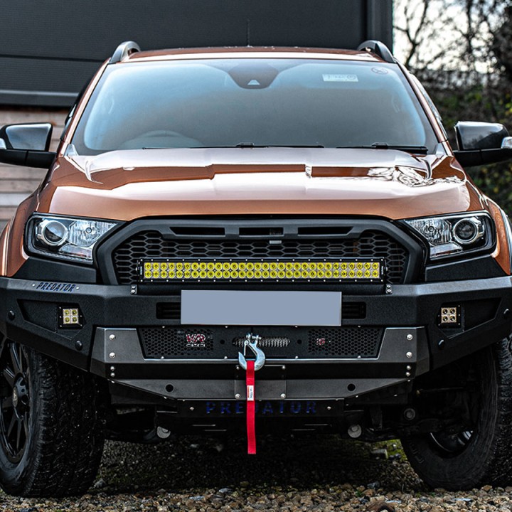 Front Winch Bumper, Predator Front, Ford Ranger Double Cab / Extra Cab 2016 - 2019 - EDK.ro