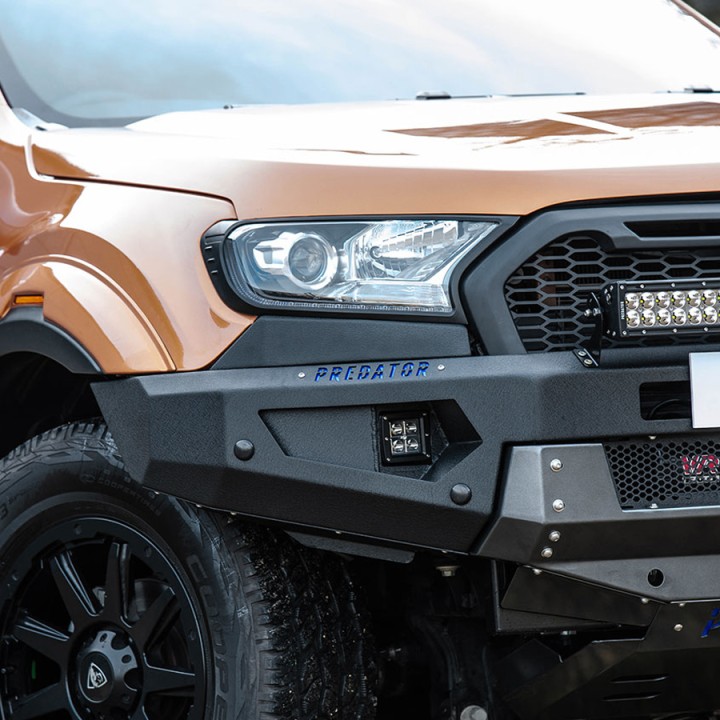Bară Față cu Suport Troliu, Predator Față, Ford Ranger Cabină Dublă / Cabină Extra 2016 - 2019 - EDK.ro