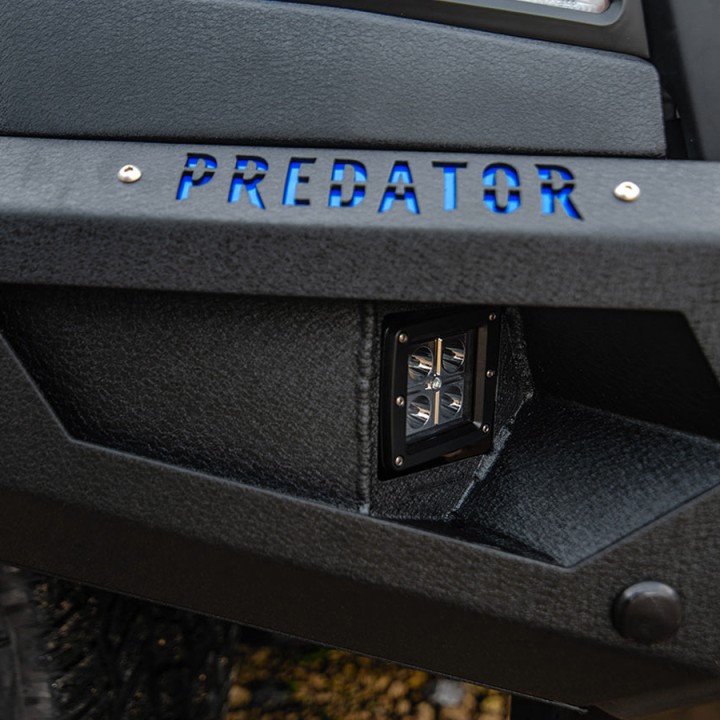 Front Winch Bumper, Predator Front, Ford Ranger Limited / Stormtrak / Thunder / Wildtrak / Wolftrak / XL / XLT Double Cab / Extra Cab 2016 - 2019 - EDK.ro