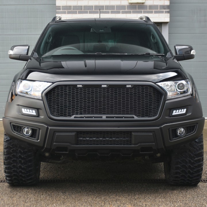 Front Grille, Predator Grizzly Style Bumper Styling Kit, Ford Ranger Wildtrak Double Cab 2016 - 2019 - EDK.ro