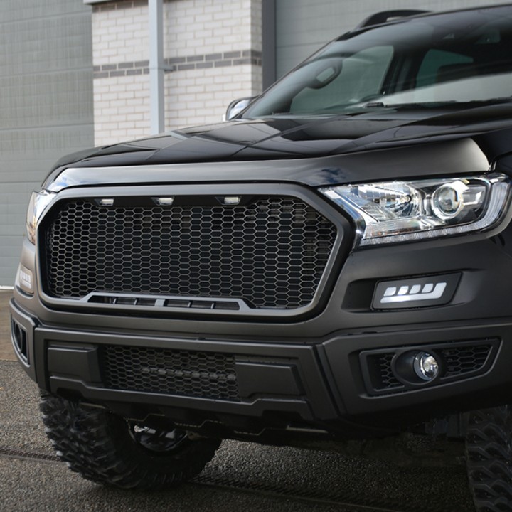 Front Grille, Predator Grizzly Style Bumper Styling Kit, Ford Ranger Wildtrak Double Cab 2016 - 2019 - EDK.ro