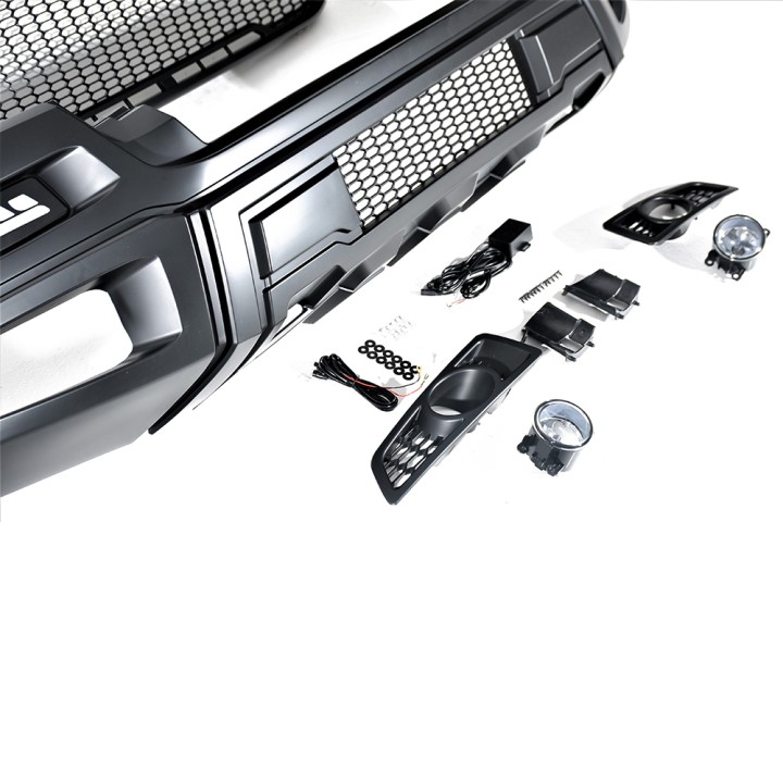Front Grille, Predator Grizzly Style Bumper Styling Kit, Ford Ranger Wildtrak Double Cab 2016 - 2019 - EDK.ro