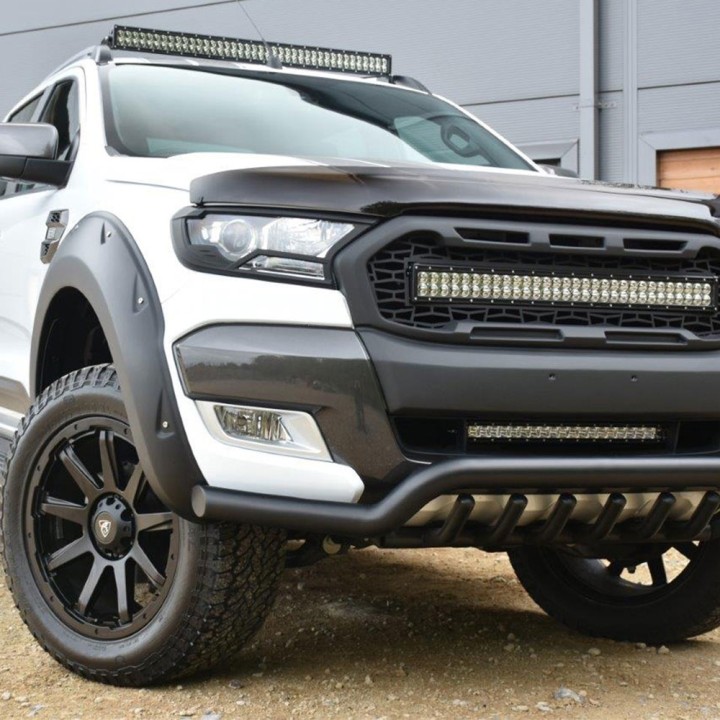 Kit de Integrare Proiectoare LED Omologate Pentru Plafon, Predator 40", Ford Ranger Wildtrak Cabină Dublă 2016 - 2019 - EDK.ro