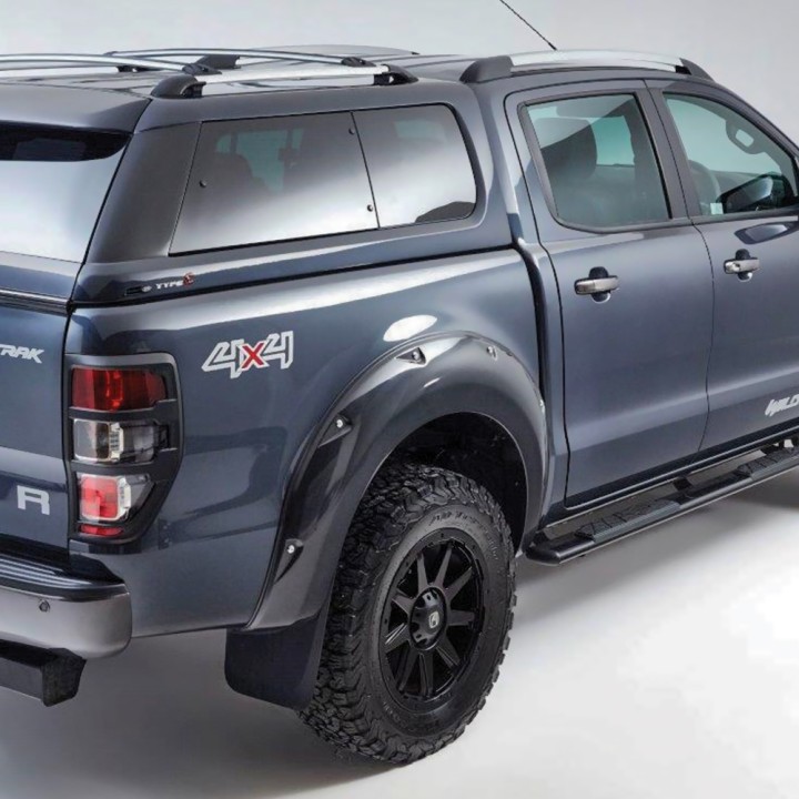 Fender Flares, Trux 9 Inch X-Treme, Color Various Colours, Ford Ranger Double Cab 2016 - 2019 - EDK.ro