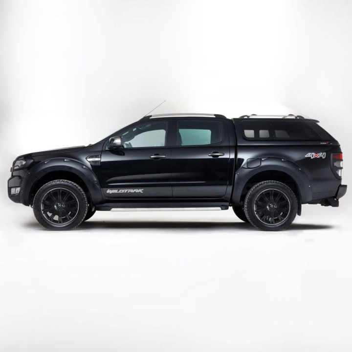 Fender Flares, Trux 9 Inch X-Treme, Color Matt Black, Ford Ranger Double Cab 2016 - 2019 - EDK.ro