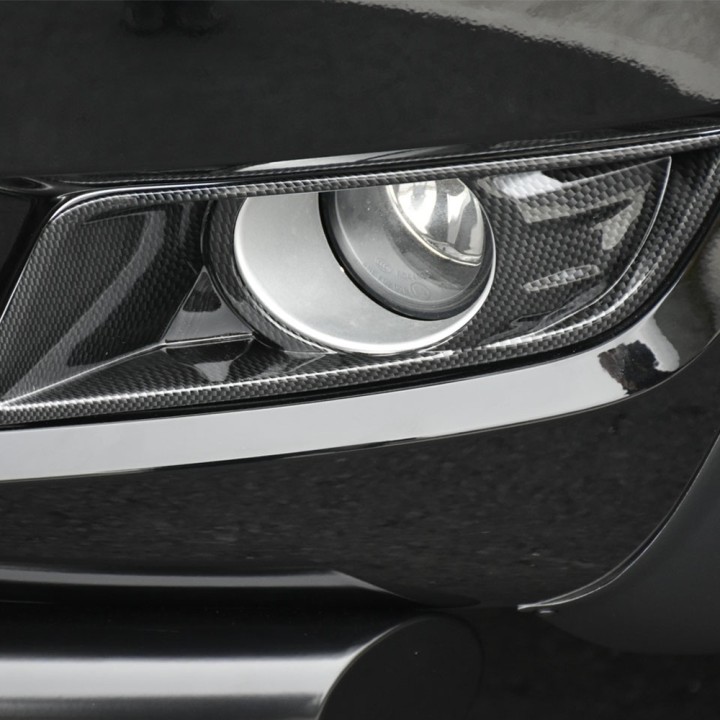 Kit de Integrare Proiectoare LED Omologate, Trux Carbon Fibre Fog Light Cover, Ford Ranger Limited / XLT / XL Cabină Dublă 2016 