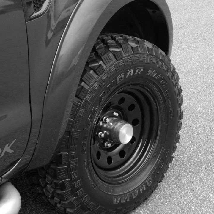 Steel Wheel, Trux Modular Steel Wheel, 16x8.0, ET 0, 6x139, Black - EDK.ro