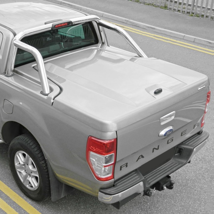 Lid Tonneau Bed Cover, Aeroklas Galaxy, Ford Ranger Double Cab 2016 - 2019 - EDK.ro
