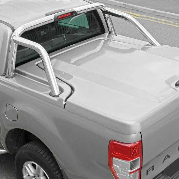 Lid Tonneau Bed Cover, Aeroklas Galaxy, Ford Ranger Double Cab 2016 - 2019 - EDK.ro