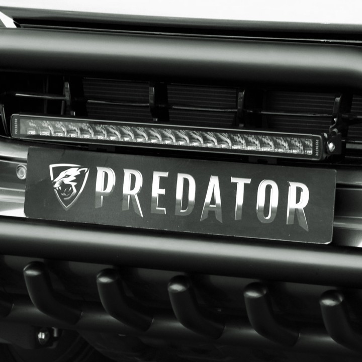 Kit de Integrare Proiectoare LED Omologate Pentru Numărul de Înmatriculare, Predator, Ford Ranger Raptor 2019 - Prezent - EDK.ro