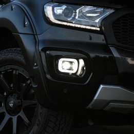 Daytime Running Lights, Predator Front Bumper, Ford Ranger Double Cab 2019 - 2022 - EDK.ro