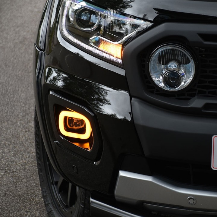 Daytime Running Lights, Predator Front Bumper, Ford Ranger Double Cab 2019 - 2022 - EDK.ro