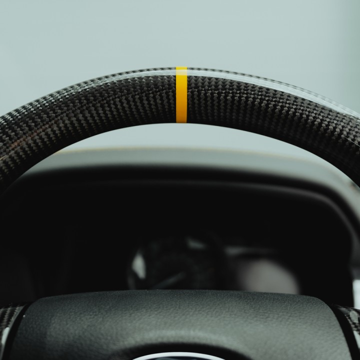 Steering Wheel, Predator Fibre, Color Carbon, Ford Ranger Double Cab 2019 - 2022 - EDK.ro